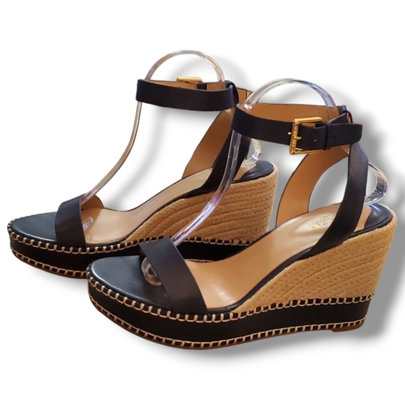 LAUREN Ralph LAUREN Hilarie Burnished Leather Espadrille - Picture 4 of 12